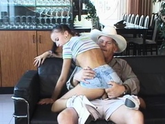 Hardcore anal penetration for a teen brunette